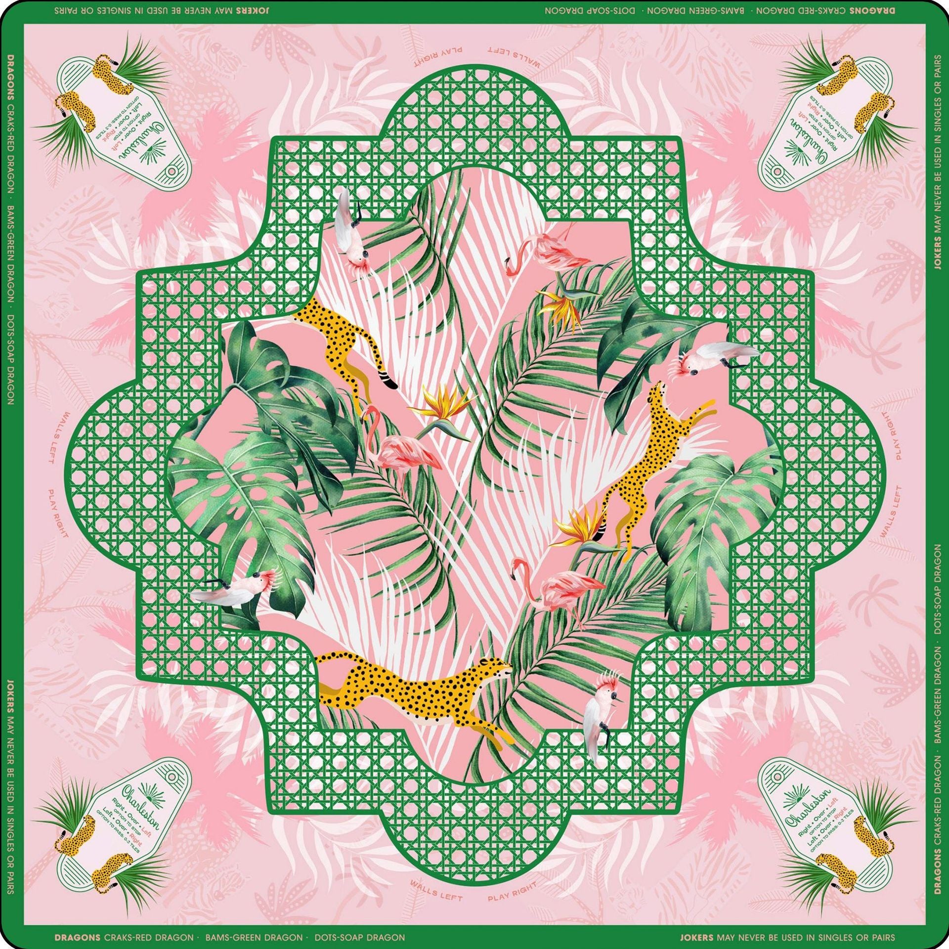 Die Flamingo-Dschungelmatte