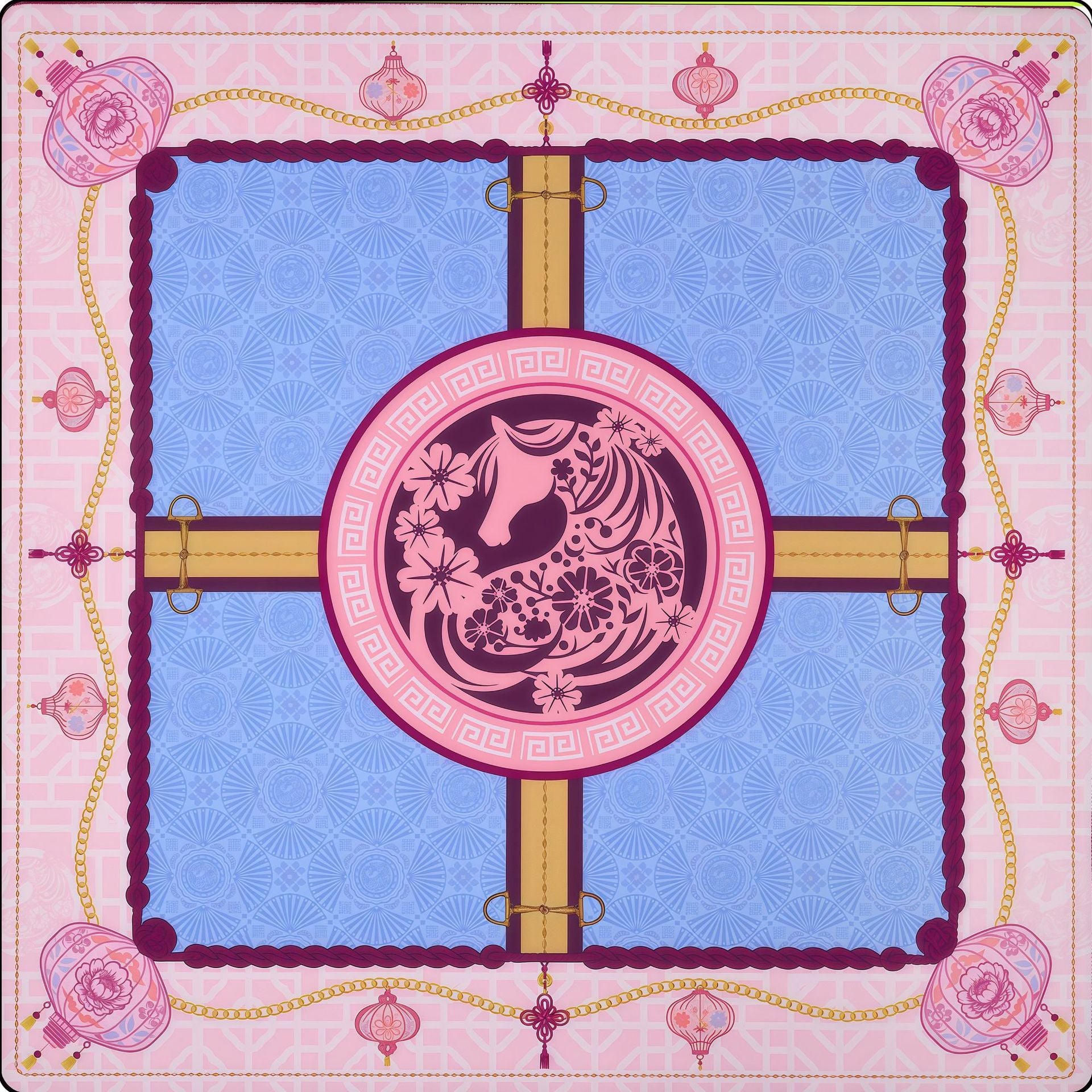 Die Galloping Grace Mahjong-Matte