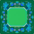 Die Smaragd-Pfau Mahjong-Matte